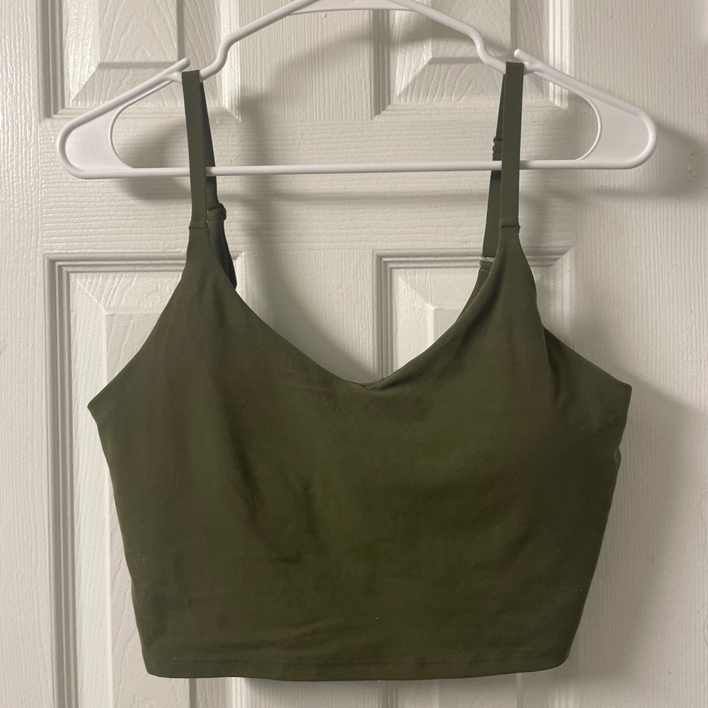 Athleta Olive Top